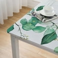 thumbnail image 4 of HAOXIT Leaf Green Leaves Table Cover Table Cloths for Home Baby Shower Birthday Wedding Party Supplies Decor 40*40, 4 of 7