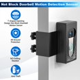 thumbnail image 5 of Soporte de timbre para timbre de vídeo inalámbrico Ring/Blink/Eufy, compatible con Ring Doorbell 4/3/2/1, montaje de cámara antirrobo sin taladro con fijación de doble tornillo, 5 of 5