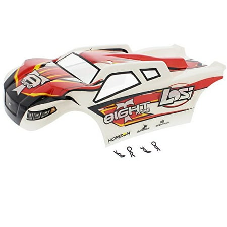 Losi 1 14 Mini 8ight T Truggy Red White Black Body Decals Clips Shell Walmart Canada