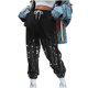 thumbnail image 1 of Pantalones largos de cintura elástica con cordón estampado informal a la moda para mujer Fridja  alkflakhf35544, 1 of 5