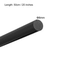 thumbnail image 2 of Unique Bargains (POM)Plastic Round Rod,Polyoxymethylene Rods,8mm Dia 50cm Length Black Engineering Plastic Round Bar 2 pcs, 2 of 2