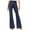 Blue, variant on hotojiny Womens Wide Leg Flare Jeans High Waist Bell Bottom Denim Pants Trendy Bootcut Jeans for All Seasons