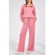 thumbnail image 5 of Conjunto de sudadera PRETTYGARDEN para mujer, moda de otoño 2025, rosa, 5 of 6