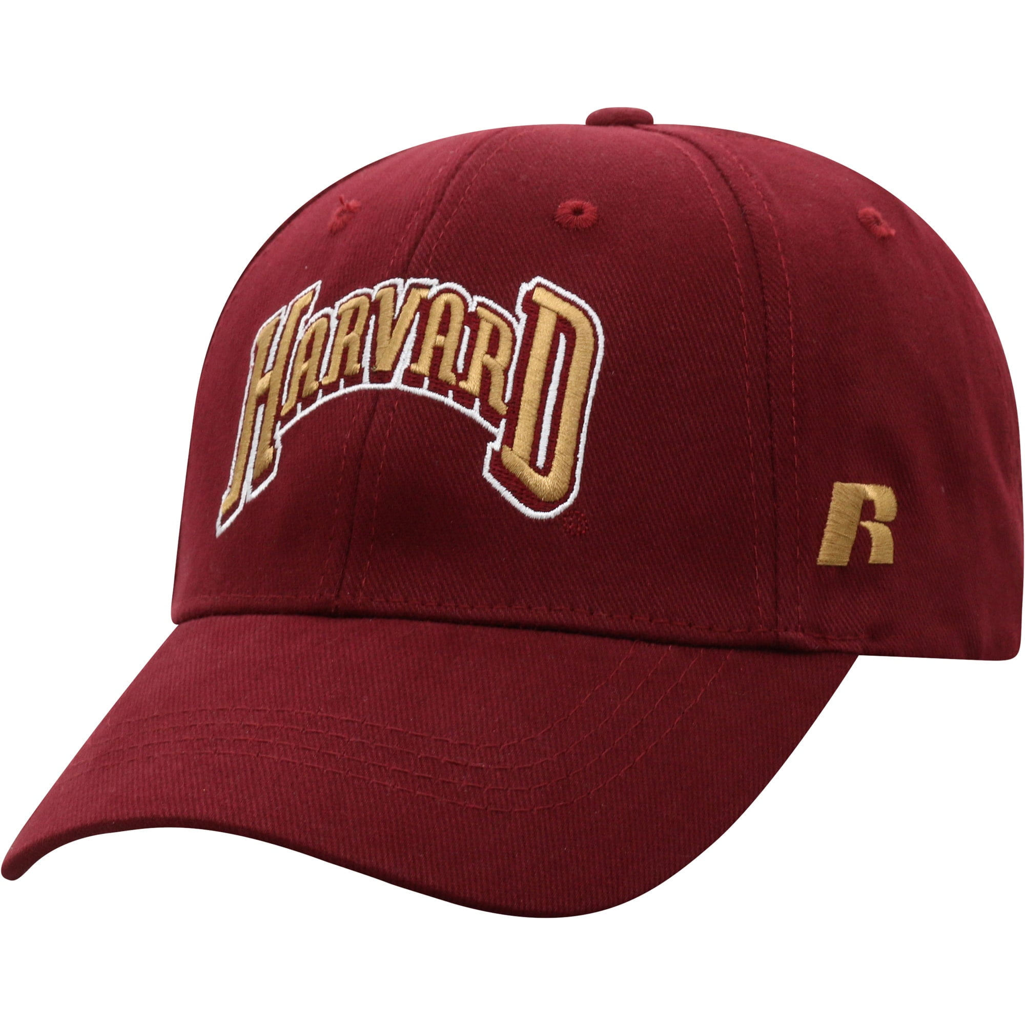 The Game Harvard Crimson Adult NCAA Team Color Bar Logo Adjustable Hat Cardinal,