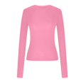 thumbnail image 5 of Womens Tops Casual Long Sleeve Shirts Basic Fall Fashion Crop Tops Layering Slim Fit Y2k Clothes Lightweight Fall Outfits for Women 2026, 5 of 5