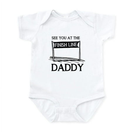 

CafePress - See You At The Finish Line Daddy Infant Bodysuit - Baby Light Bodysuit Size Newborn - 24 Months