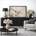 thumbnail image 3 of Framed Canvas Print Flower Wall Art Modern Decorative for Living Room Bedroom - 24"x36" BLACK, 3 of 8