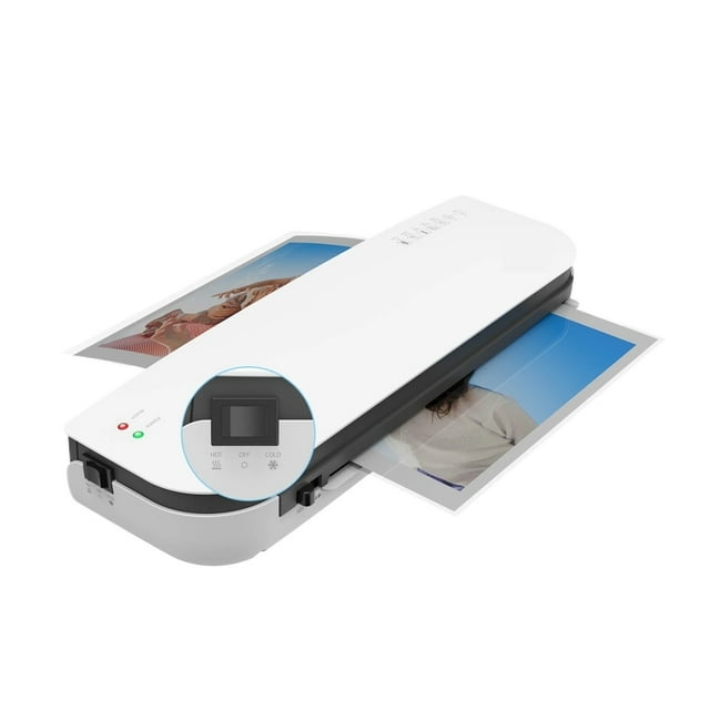 SL289 Desktop Laminator Machine Set A4 Size Hot And Cold Lamination 2 Roller System For Home Office School Supplies