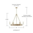 thumbnail image 5 of Capital Lighting - Finn - 6 Light Chandelier In Industrial Style-27.25 Inches, 5 of 7