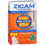 Zicam Cold Remedy Oral Mist Arctic Mint Flavor Pre-Cold Medicine 1 oz 2 Pack