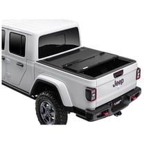 Rugged Ridge by RealTruck Armis Hard Folding With LINE-X Bed Cover | Textured Black | 13550.24 | Compatible with 2020-2024 Jeep Gladiator JT