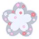 thumbnail image 2 of Posavasos Sakura de aproximadamente 6.0 in, elegante estilo Sakura, antideslizante, duradero, de PVC, para cocina, oficina, hogar, color blanco, 2 of 14