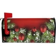 thumbnail image 2 of Christmas Tree Decoration Red Magnetic Mailbox Cover Oversized for Garden Yard Outdoor Decorations-20.8" x 25.5", 2 of 5