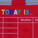 thumbnail image 2 of Calendario para colgar en la pared para niños, temporada meteorológica, fecha, meses, año, calendario para niños, calendario preescolar de educación temprana, 2 of 8