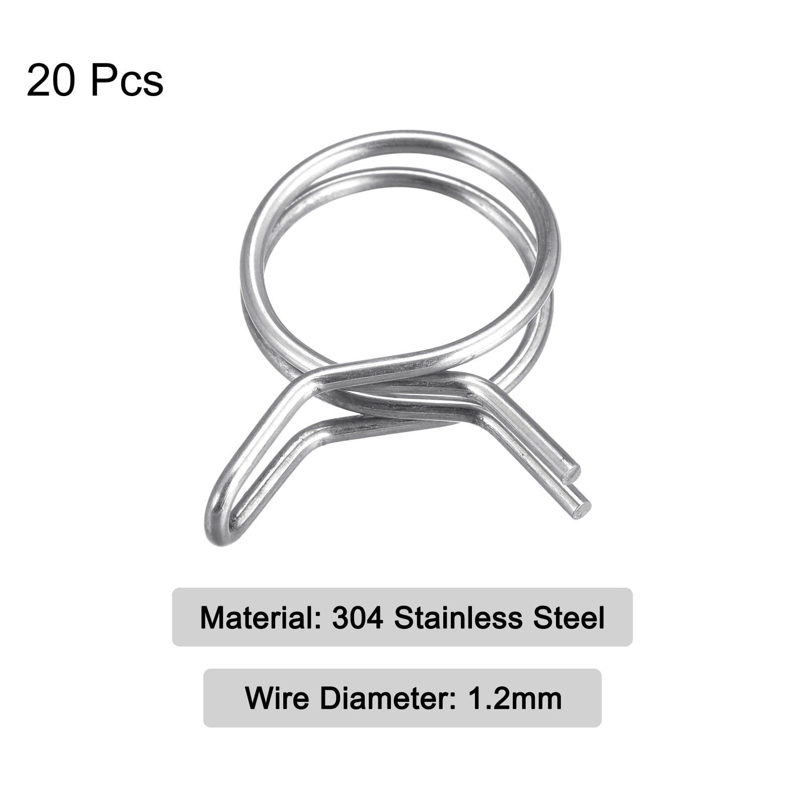 Sourcing Map Double Fil Ressort Tube Pince 13mm Carburant