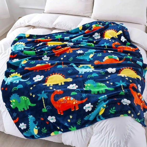 Toddler Dinosaur Plush Blanket The Big One Kids™ Sports Dinosaur