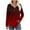 Wine, variant on Enjoytime Long Sleeve Shirts for Women Printing V-Neck Button Down Blouse Fashion Business Casual Work Tops Trendy Clothes 2025 Blue L