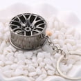 thumbnail image 6 of Vikakiooze Fit Wheel Rim Keychains Creative Auto Part Car Keyring Key Chains Rings Decors, 6 of 7