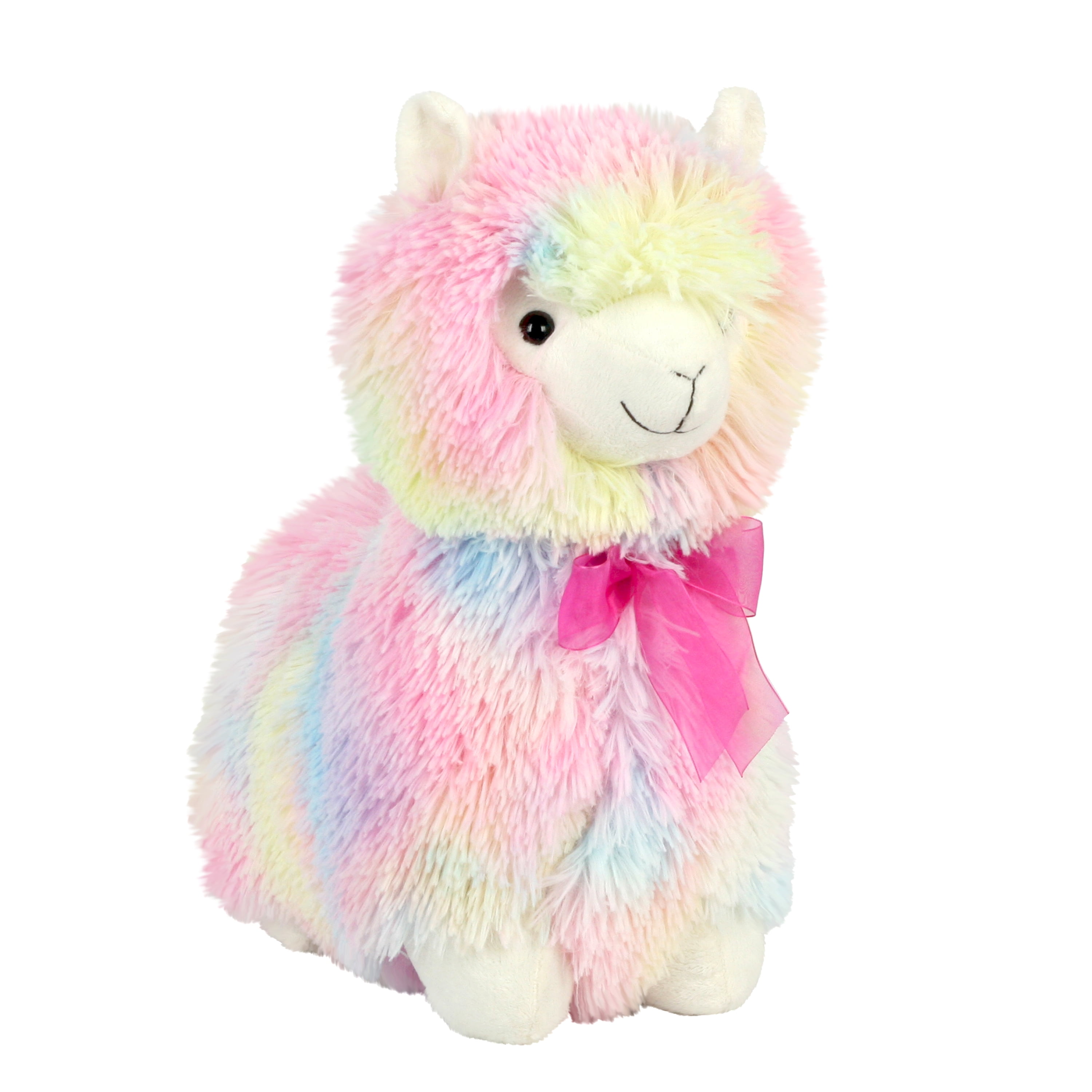 Rainbow Llama Plush 7" Stuffed Animal New Easter 