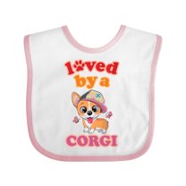 Inktastic Corgi Dog Lover Girls Baby Bib