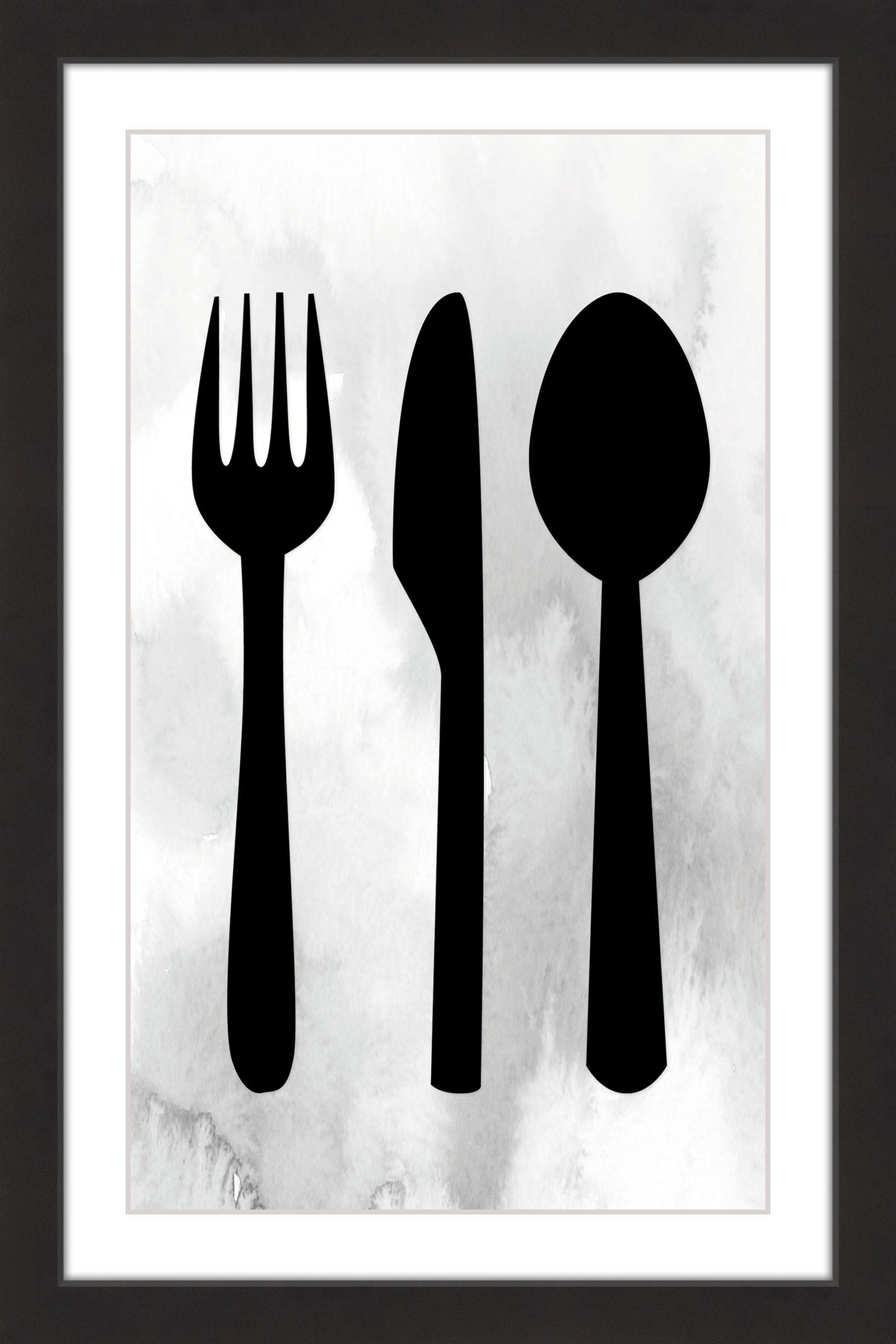 "Silverware" Framed Painting Print