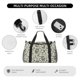 thumbnail image 4 of Fotbe Skull with Cash Bolsa de Viaje con Estampado, Bolsa de Fin de Semana para Mujer con Compartimento para Zapatos, Bolsa de Gimnasio con Bolsillo Húmedo, 4 of 7
