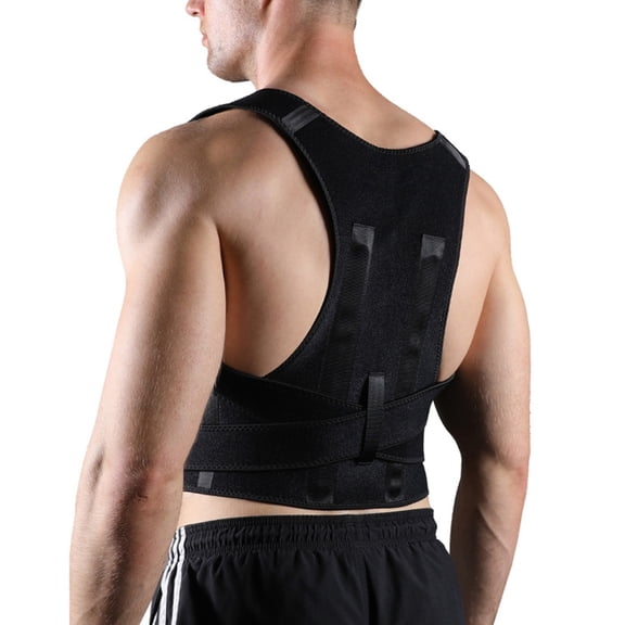 Zeiwohndc Easy Adjust Back Brace Postures Corrector Suitable for Most Sizes for Family