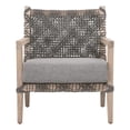 thumbnail image 1 of Pemberly Row 28.5" Teak Rope Weave Outdoor Club Chair in Dove, 1 of 16