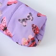 thumbnail image 5 of Hicidod Girls' Winter Coat Hooded Zipper Kids Toddler Floral Print Jacket Windproof Warm Cotton Thicken Puffer Outwear, 5 of 6