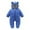 Blue, variant on REDARER Baby Bear Ears Snowsuit, Hooded Padded Jumpsuit for Boys Girls, Warm Winter Romper Outwear,Size:6-12 Months