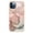 Rosegold, variant on ELEHOLD for iPhone 12 Pro Max 6.7 inch Marble Case, Clear Electroplated Frame Soft TPU Anti-Scratch Wear-Resistant Wireless Charging Slim Fit Transparent Case for iPhone 12 Pro Max, Purple