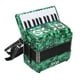 thumbnail image 2 of Acordeón Bling Bling 22 Teclas 8 Bajos Instrumento Musical Celuloide Verde, 2 of 12