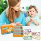 thumbnail image 2 of HWRETIE Libro de lectura Flip Book 30 Rimas Familia Flashcards Vocabulario Educativo Familia de Palabras Flippers Niños Aprendizaje Abc Educación Herramienta de enseñanza, 2 of 9