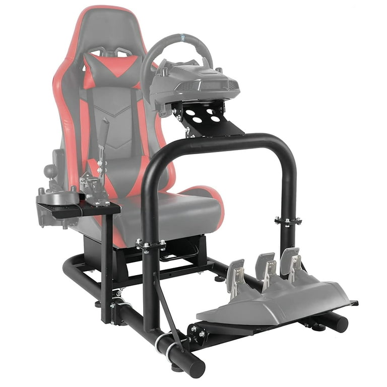 Dardoo G923 Racing Simulator Cockpit Frame Fit for Logitech G27/G25/G29,  Thrustmaster T80 T150 TX F430 Sim Racing Cockpit Wheel Stand, NOT Included
