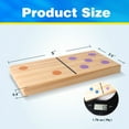 thumbnail image 5 of GSE Games & Sports Expert 5"x2.5" 28 Pieces Multi-Color Dots Giant Wooden Dominoes Game Set with Carry Bag. Family Dominoes Game Set for Outdoor Lawn Yard Games (Small), 5 of 7