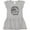 AC-Heather Grey, variant on Summer Vacation Mode St. Augustine Beach Florida Girls Toddler Dress