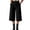 Black, variant on Women's High Waist Wide Leg Cropped Pants, Pleated Front with Pockets, Business Casual Capri Trousers for Summer Office or Daily Wear, Breathable and Lightweight Beige L