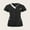 Black, variant on Quick Drying Nurse Work Uniform Shirts for Women's Comfort Medical Workwear with Pockets Tunics S-3XL