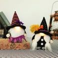 thumbnail image 6 of 1 Pack Halloween Gnomes Plush Decor with Glowing Nose,Handmade Swedish Tomte Gnome Nisse Scandinavian Ornaments for Home Party Table Decorations Kids Gift, 6 of 6