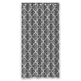 thumbnail image 1 of ABPHQTO Cortina de ducha de poliéster impermeable Quatrefoil gris y blanca clásica Decoración de baño 90x180 cm ABPHQTO zhangkai70-36x72, 1 of 1