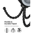 thumbnail image 6 of Oscillating Fan, Stroller Fan, Standard Version Portable Fan with Flexible Tripod Clip-on for Car Seats with Usb Rechargeable Battery Operated 3 Speeds and Quiet Operation for Travel Gear, 6 of 7