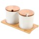 thumbnail image 1 of Kitchen Seasoning Tools Ceramic Spice Jar Round Shape Sealed High Temperature Resistance 1Set, 1 of 3