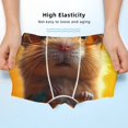 thumbnail image 3 of Yiaed Hawaiian Style Guinea Pig Print Boys' Boxer Briefs Cotton Casual Stretch Comfort Boys Boxers - Kids Boxer Briefs Underwear for Boys (6-18)-Small, 3 of 5