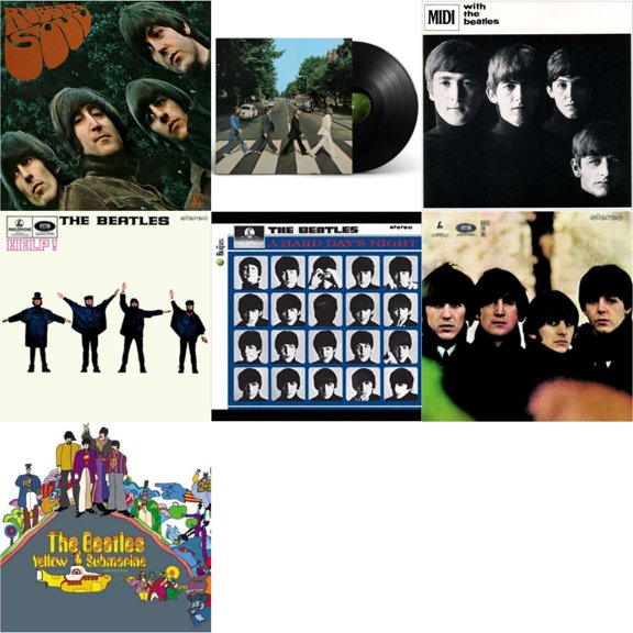 Hard Day's Night & Beatles For Sale & Help & Rubber Soul & With The Beatles & Yellow Submarine & Abbey Road Anniversary [LP Vinyl Bundle]