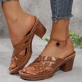 thumbnail image 2 of Mepaouo Womens Orthopedic Wedge Sandals Arch Support Summer Casual Heeled Mules Slip on Dressy Shoes, 2 of 8