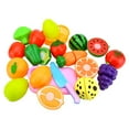 thumbnail image 4 of Juego de juguetes de Cocina Sunnimix 15 piezas simulación Pizza Fruta y verduras, 4 of 8