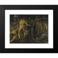 thumbnail image 2 of Jacopo Ligozzi 24x20 Black Modern Framed Museum Art Print Titled - Scene from the Divine Comedy 2, 2 of 5