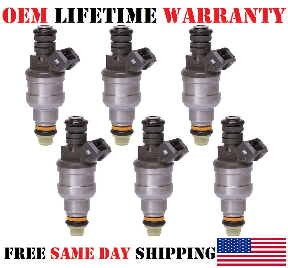 Rebuilt /& Flow Matched in the USA 0280150973 OEM Bosch Fuel Injectors Set 6