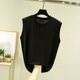 thumbnail image 2 of Levmjia Womens Tank Tops Modal Fashion Sleeveless Round Neck Casual Shirts Comfortable Fabric Solid Color Regular Fit Spring Summer, 2 of 5