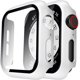 thumbnail image 1 of TAURI Paquete de 2 estuches rígidos diseñados para Apple Watch Series 9 (2023) Series 8/7 41 mm, [HD Clear] Protector de pantalla de vidrio templado 9H incorporado, [Protección completa] Cubierta delg, 1 of 4